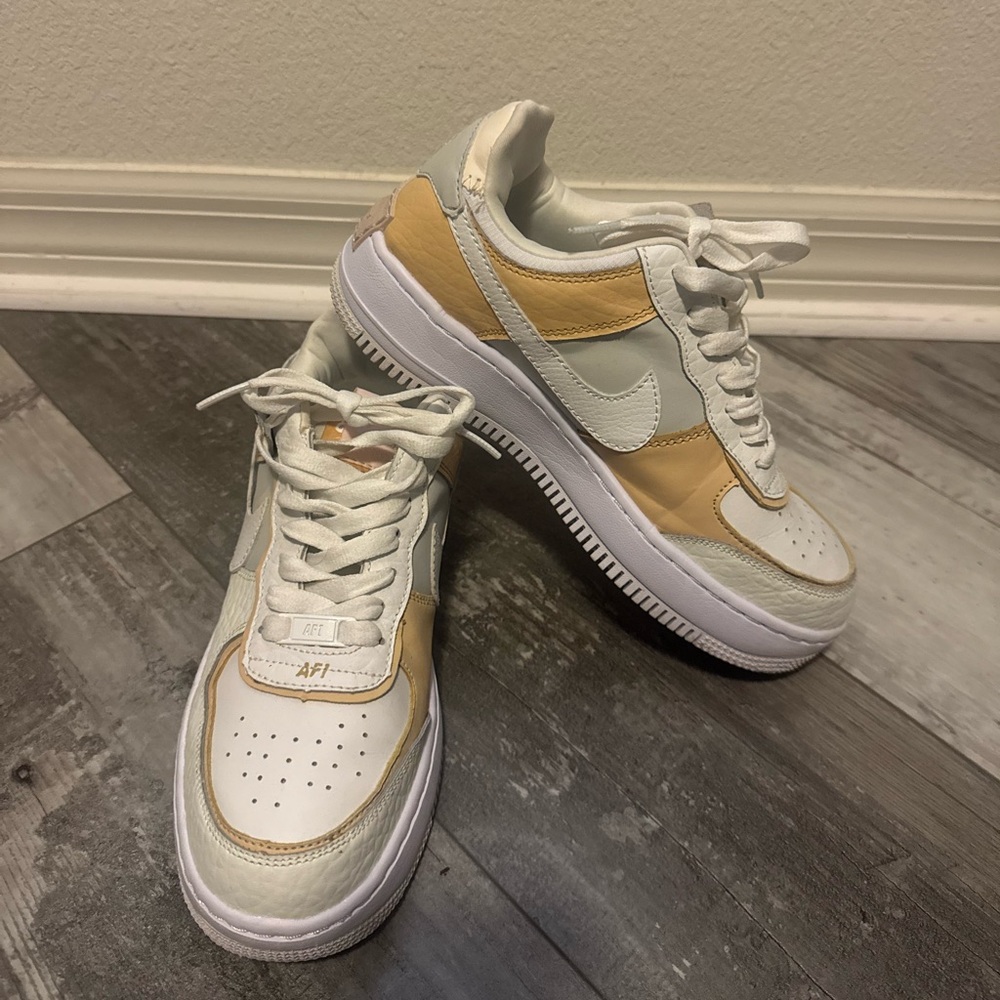Nike Air Force 1 shadow spruce aura shoes